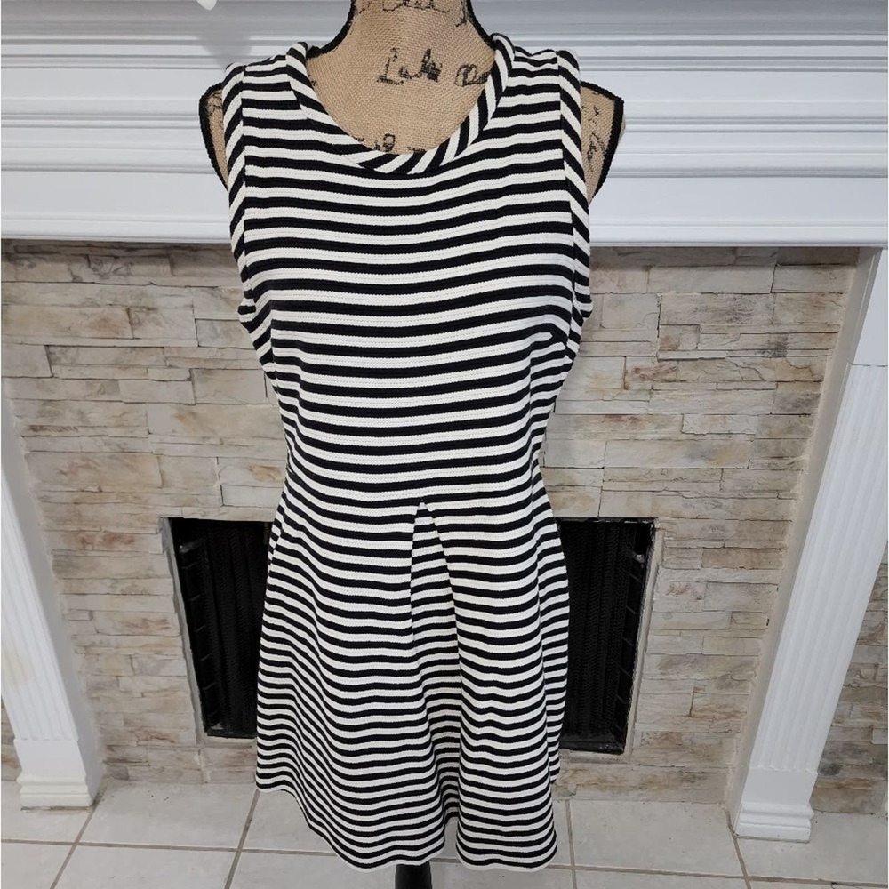 Madewell striped comfy stretch striped dress size XL‎